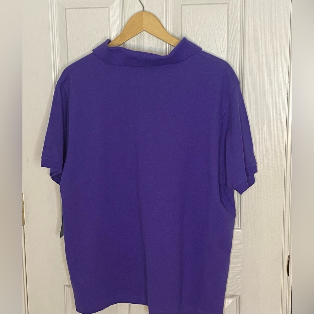 NWT Reebok Purple Polo - Picture 2 of 4